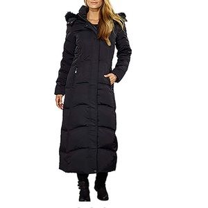 B L A C K  🌚🖤 down maxi coat